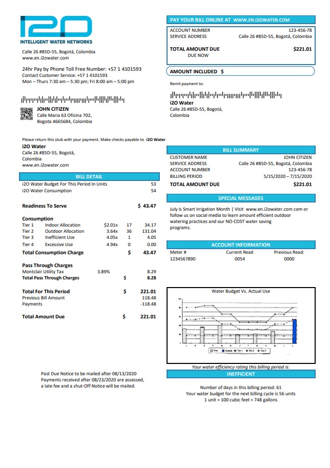  Minol USA business utility bill 